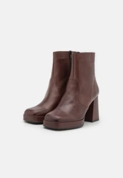 Vero Moda Vmninna- Platform Ankle Boots - Cocoa Brown -Vero Moda 4c30e27b08af4513b4432132850cfd05