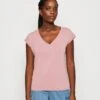Vero Moda Vmfilli Ss V-Neck Ga Noos - Basic T-Shirt - Nostalgia Rose -Vero Moda 4cda72a503bb4c2cb0f7adbe054c2beb