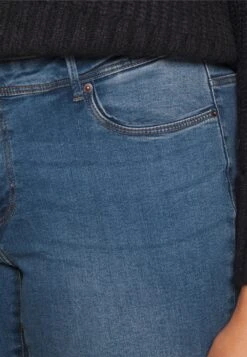 Vero Moda Curve Piping Jeans - Jeans Skinny Fit - Medium Blue Denim -Vero Moda 4e836c4560de4af9921f90b9e3f6b2ad