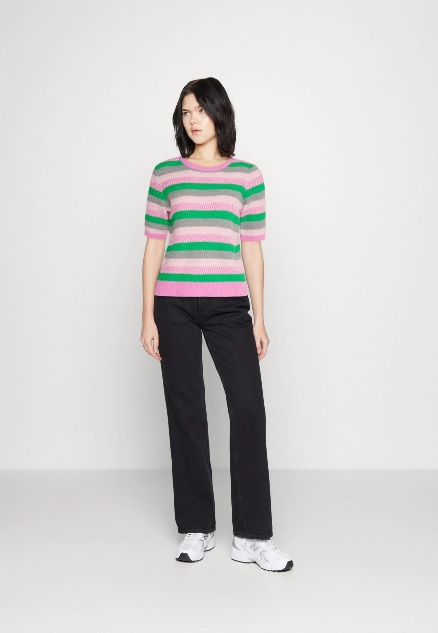 Vero Moda Vmmiami O Neck- Print T-Shirt - Cyclamen/Birch Bright Green 4 Vero Moda Vmmiami O Neck- Print T-Shirt - Cyclamen/Birch Bright Green - Image 2