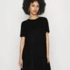 Vero Moda Petite Vmbumpy Short Dress - Shirt Dress - Black
