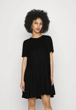 Vero Moda Petite Vmbumpy Short Dress - Shirt Dress - Black