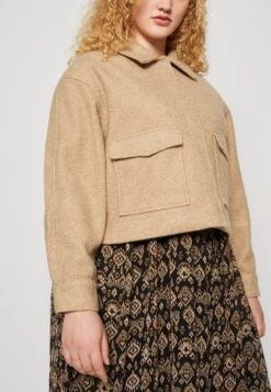 Vero Moda Curve Vmmegan Short Jacket - Summer Jacket - Tigers Eye/Melange -Vero Moda 50e9c8fb83704cdbb43d94f101acd18d