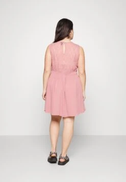 Vero Moda Curve Vmmia Back Short Dress - Cocktail Dress / Party Dress - Nostalgia Rose -Vero Moda 50eb3585beb8410292d0fe55bcdcbfe6