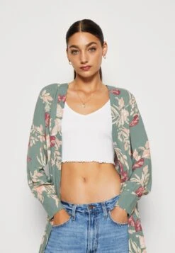 Vero Moda Vmeasy Long Kimono - Summer Jacket - Laurel Wreath -Vero Moda 5363cbefd03b40b4a442a5cd01f47773