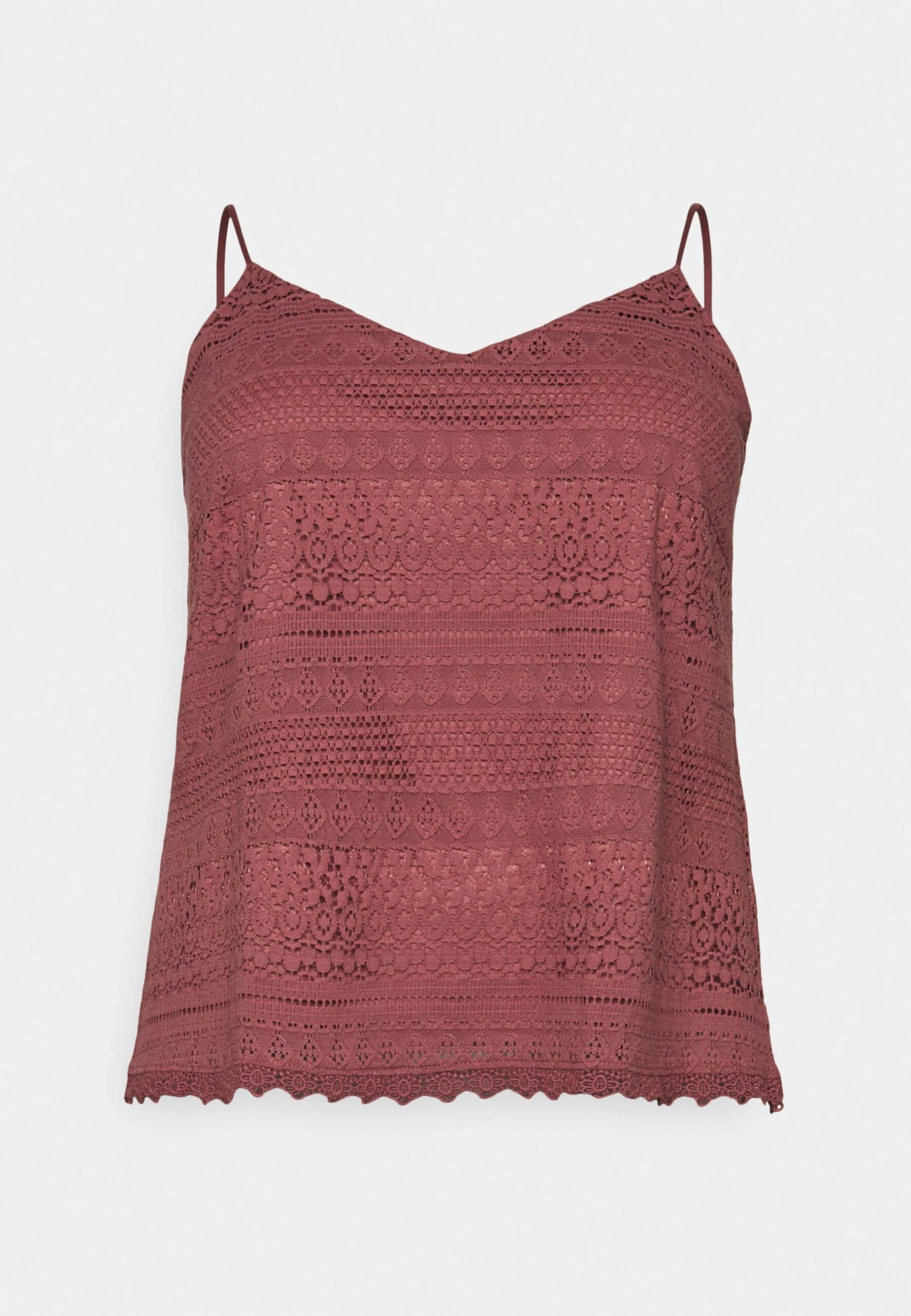 Vero Moda Curve Singlet - Top - Rose Brown 7 Vero Moda Curve Singlet - Top - Rose Brown - Image 5