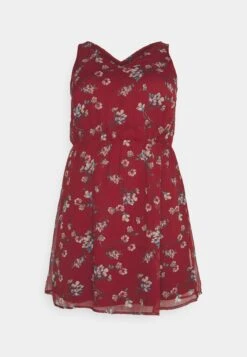 Vero Moda Curve Vmwonda Singlet Short Dress - Day Dress - Tibetan Red/Eliza -Vero Moda 57e0b5b6aa0d41798ff2b81b26f37459