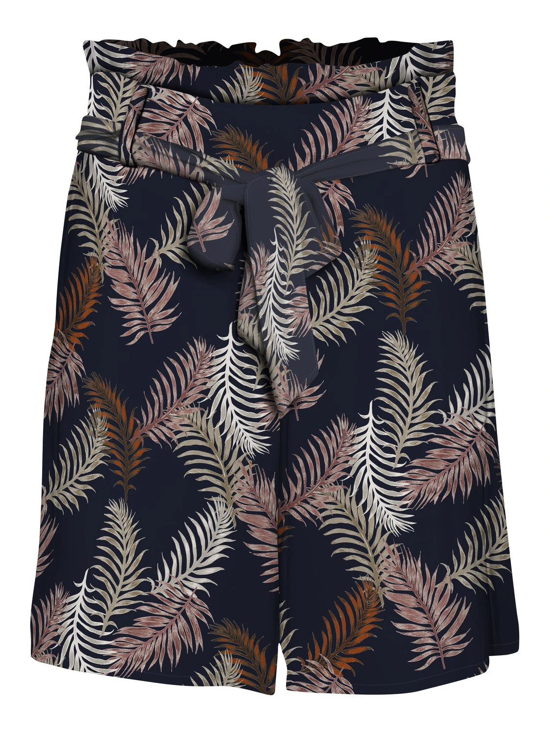 Vero Moda Curve Vmeasy Long Shorts - Shorts - Navy Blazer/New Tropical 6 Vero Moda Curve Vmeasy Long Shorts - Shorts - Navy Blazer/New Tropical - Image 4