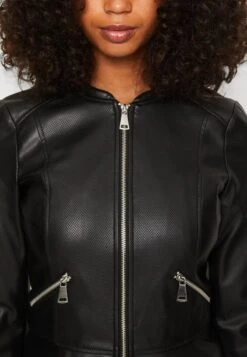 Vero Moda Vmaveryally Jacket - Faux Leather Jacket - Black -Vero Moda 5c31d6d087d54ea99045b87212cedb90