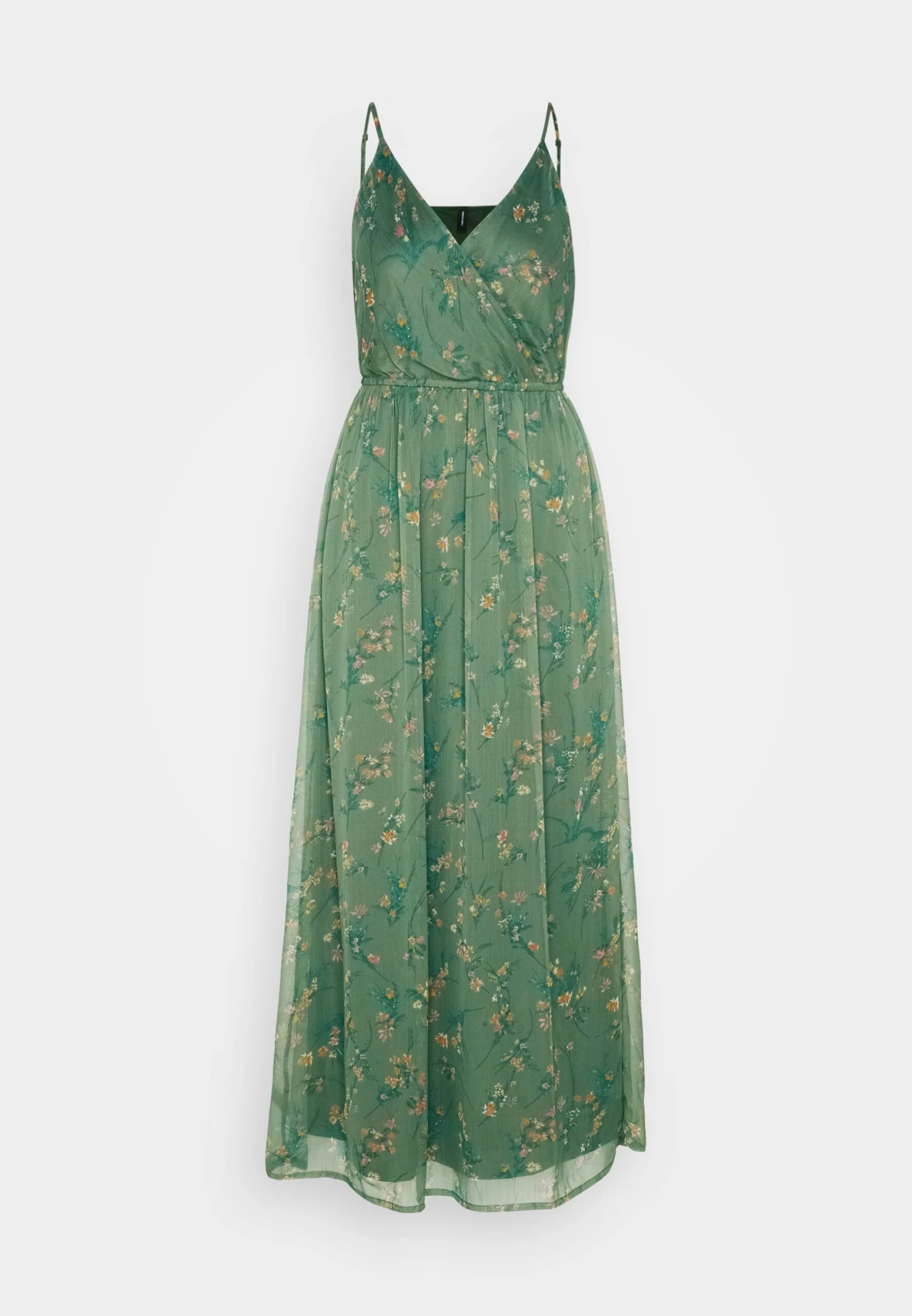 Vero Moda Vmsmilla Singlet Wrap Ankle Dress- Maxi Dress - Laurel Wreath/Vega 7 Vero Moda Vmsmilla Singlet Wrap Ankle Dress- Maxi Dress - Laurel Wreath/Vega - Image 5