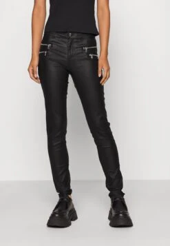 Vero Moda Vmseven Zip Pant - Jeans Skinny Fit - Black