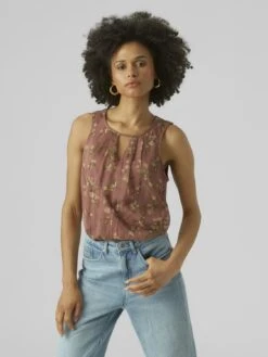 Vero Moda Vmsmilla- Blouse - Rose Brown/Vega