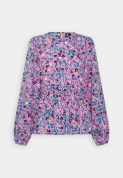 Vero Moda Vmlucia Peplum - Blouse - Mottled Pink 11 Vero Moda Vmlucia Peplum - Blouse - Mottled Pink -Vero Moda 62eccbef5e664b6f904836f7cd89858e