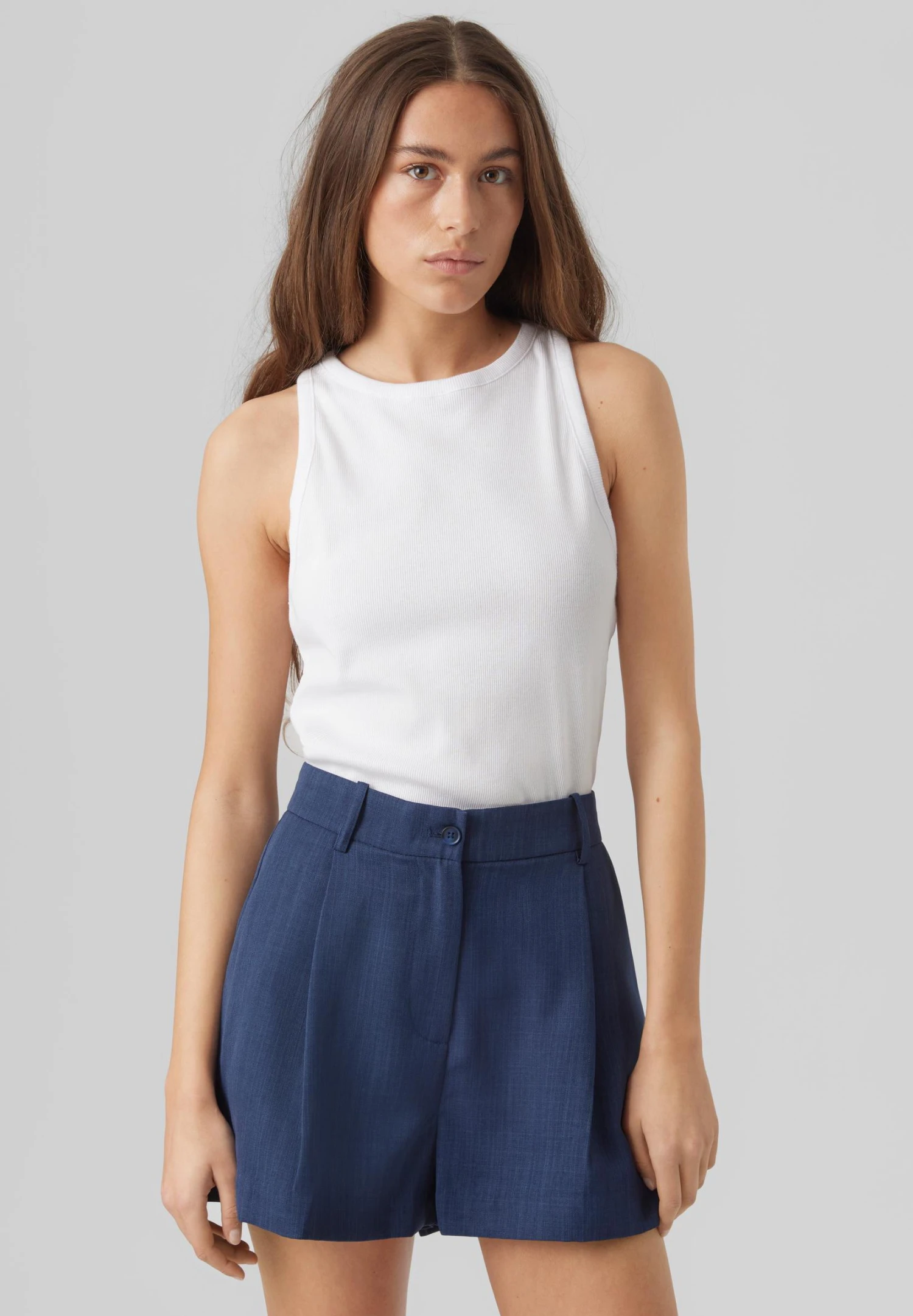 Vero Moda Vmmathilde Tank - Top - Bright White 3 Vero Moda Vmmathilde Tank - Top - Bright White