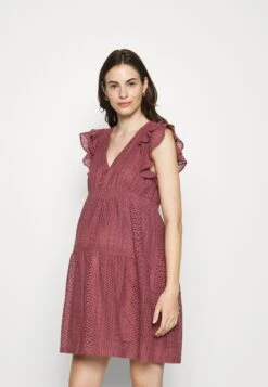 Vmmhoney Lace Short Dress- Day Dress - Rose Brown