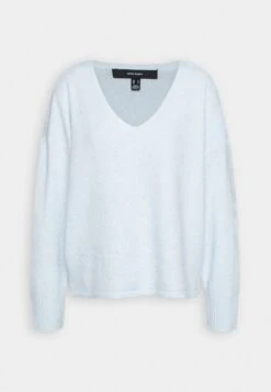 Vero Moda Vmdoffy Ls V-Neck Stripe Ga Boo - Jumper - Skyway Melange 11 Vero Moda Vmdoffy Ls V-Neck Stripe Ga Boo - Jumper - Skyway Melange -Vero Moda 66c8e394017549fd8e3f8ee230c19c6c