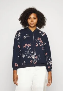 Vero Moda Curve Vmhallie- Bomber Jacket - Night Sky