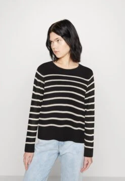 Vero Moda Vmnova Oneck - Jumper - Black/Birch