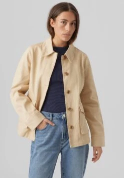 Vero Moda Vmmathilde Utility Jacket - Summer Jacket - Semolina