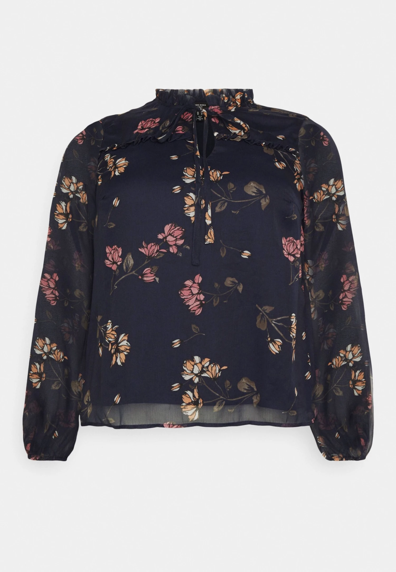 Vero Moda Curve Vmcmilla- Blouse - Navy Blazer/Sallie 7 Vero Moda Curve Vmcmilla- Blouse - Navy Blazer/Sallie - Image 5