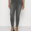 Vero Moda Curve Vmcfanya Piping - Jeans Skinny Fit - Dark Grey Denim -Vero Moda 70d9a01a2fe442fd8f712c6234d0eee1