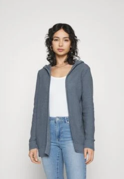 Vero Moda Petite Hood Cardigan- Cardigan - Chinal Blue