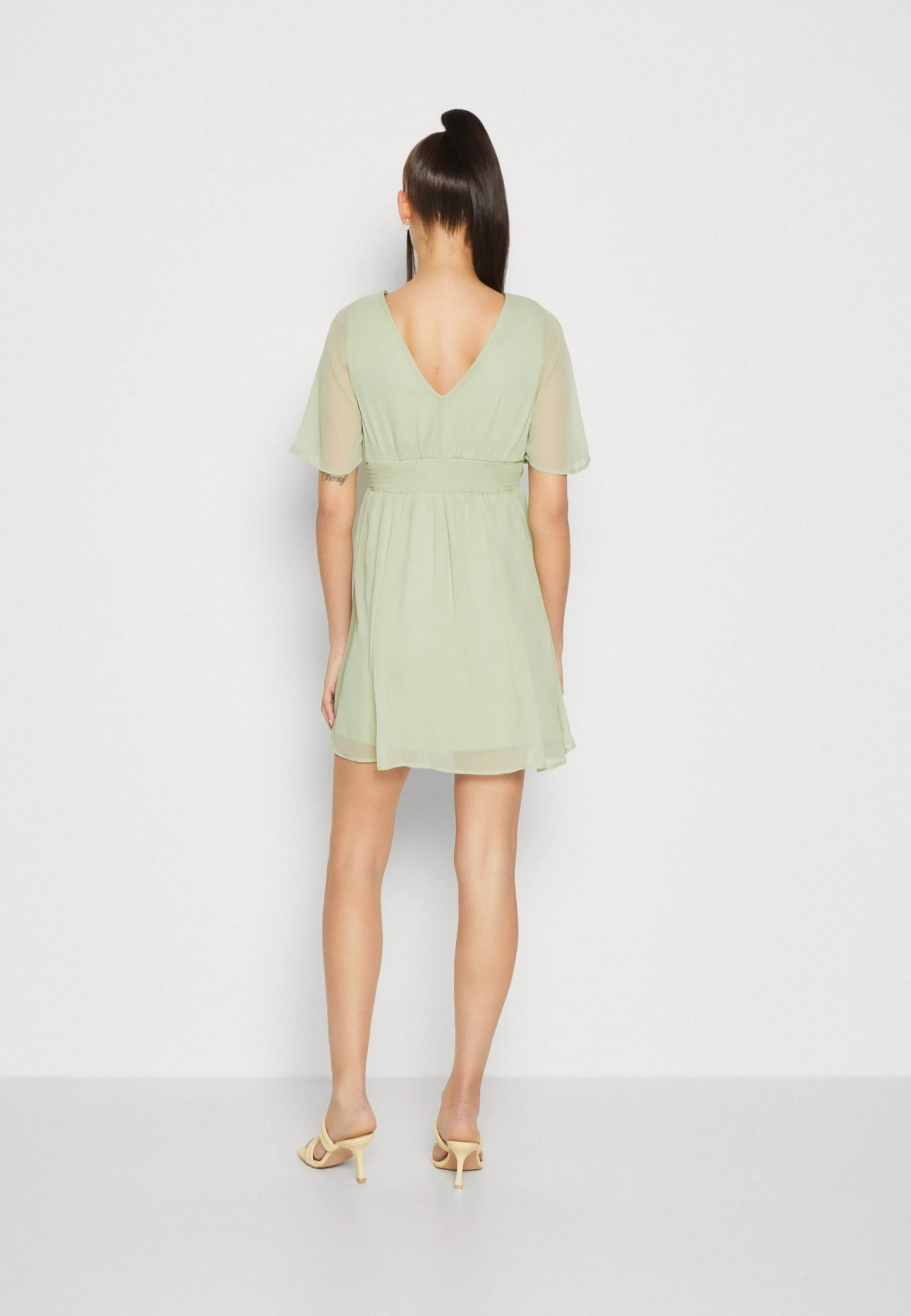 Vero Moda Vmmia Short Dress- Day Dress - Reseda 5 Vero Moda Vmmia Short Dress- Day Dress - Reseda - Image 3