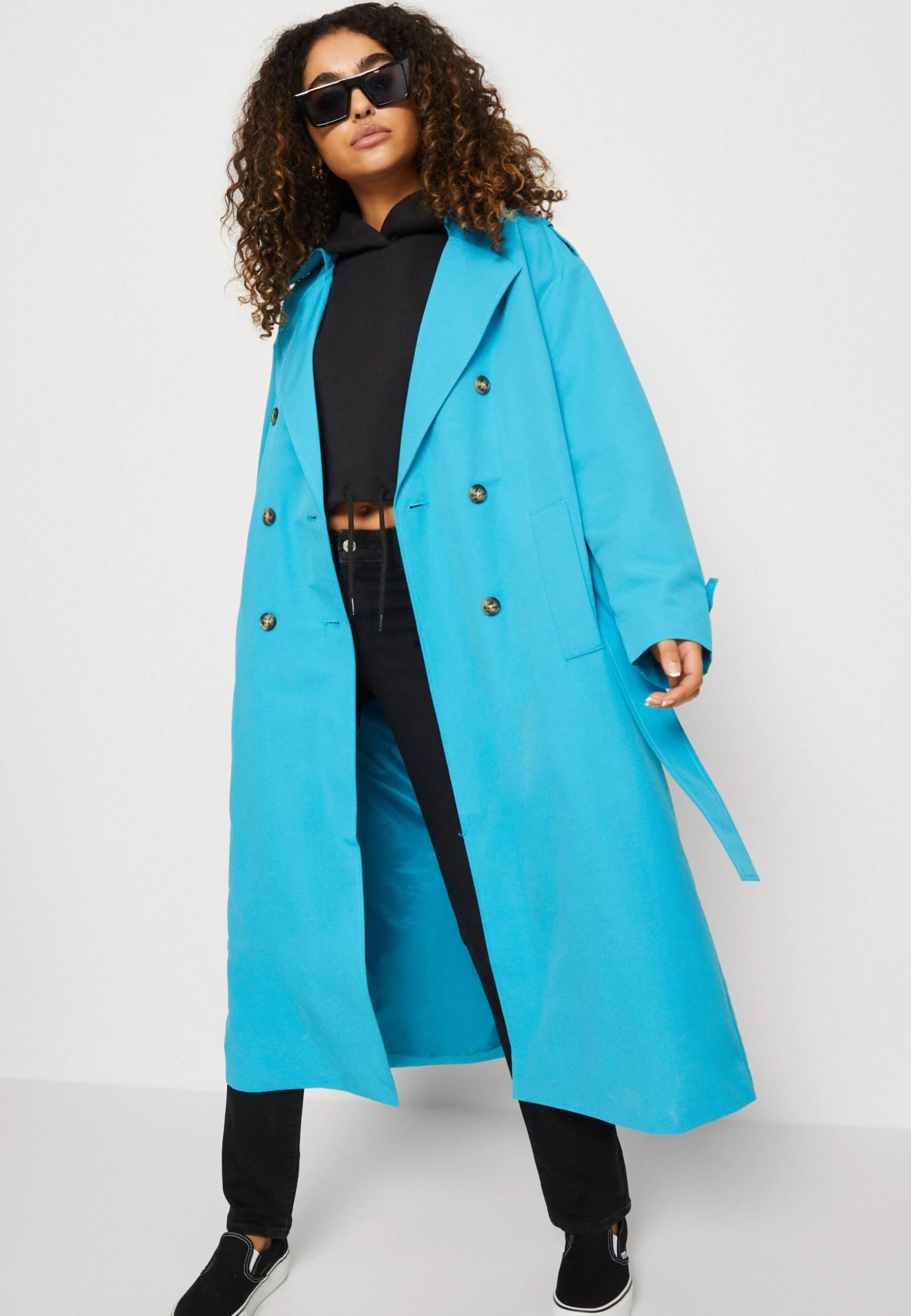 Vero Moda Vmchloe Long - Trenchcoat - Caneel Bay 6 Vero Moda Vmchloe Long - Trenchcoat - Caneel Bay - Image 4