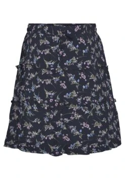 Vero Moda Vmsmilla Short Frill Skirt - A-Line Skirt - Night Sky/Vega -Vero Moda 776a82ea863048c1bad2bcd0936efd0f