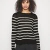 Vero Moda Tall Vmnova O-Neck- Jumper - Black/Birch