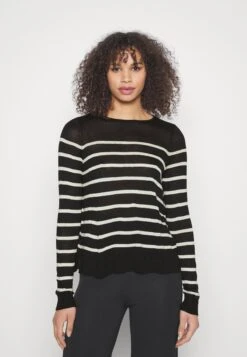 Vero Moda Tall Vmnova O-Neck- Jumper - Black/Birch