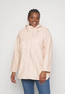 Vero Moda Curve Vmirina Sofine Coated Coat- Summer Jacket - Rose Dust