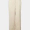 Vero Moda Petite Vmuvita Wide Pant - Trousers - Beige -Vero Moda 7e3588563dfb4602b7f4b4d70d4f8423