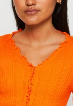 Vero Moda Vmwillow Frill Cardigan- Cardigan - Scarlet Ibis -Vero Moda 824d1350935c40e2be0a7a0944a951da