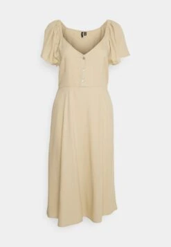 Vero Moda Petite Vmmymilo Calf Dress - Day Dress - Irish Cream -Vero Moda 843d3b2136434060915e3ccfc3ae336c