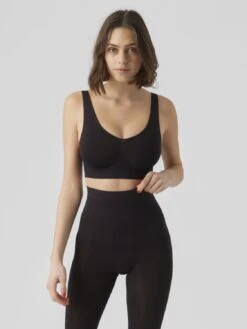 Vero Moda Vmtammy Seamless Bra 2 Pack - Bustier - Black