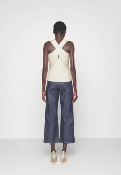 Vero Moda Tall Vmgloriarib Cross Over Strap - Top - Birch -Vero Moda 87accdb29b594a7d9a395cb5a3abc3e8