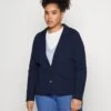 Vero Moda Curve Vmeva - Blazer - Navy Blazer -Vero Moda 8aaf9b10953e4a8bada458b3b3bf0144