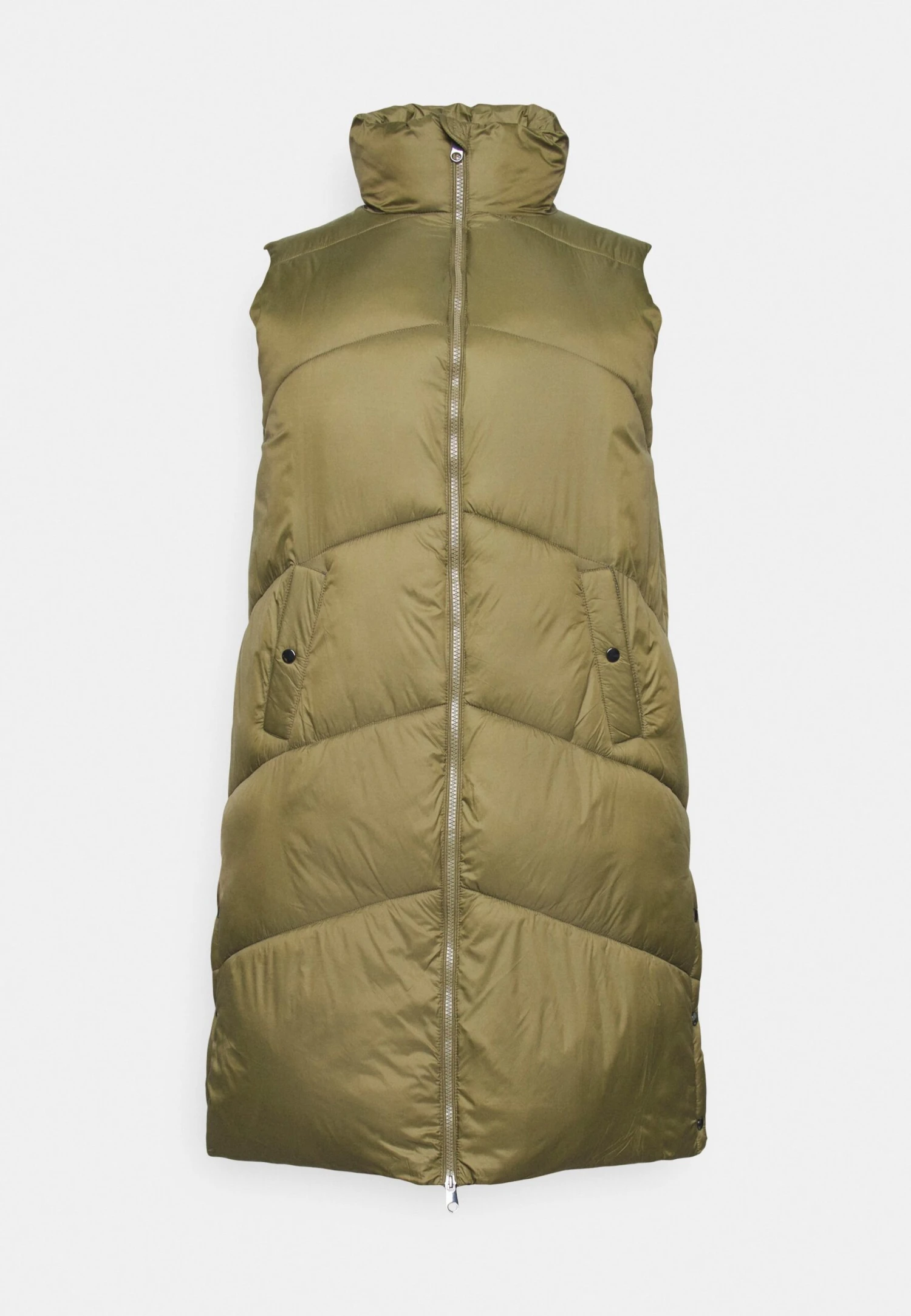 Vero Moda Curve Vmuppsala Waistcoat Plus Size - Waistcoat - Dark Olive 6 Vero Moda Curve Vmuppsala Waistcoat Plus Size - Waistcoat - Dark Olive - Image 4