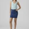 Vero Moda Vmcamilla Short Paperbag Skirt - Mini Skirt - Medium Blue Denim 2 Vero Moda Vmcamilla Short Paperbag Skirt - Mini Skirt - Medium Blue Denim -Vero Moda 8e768e619fd2467c9782149dc083c4c8