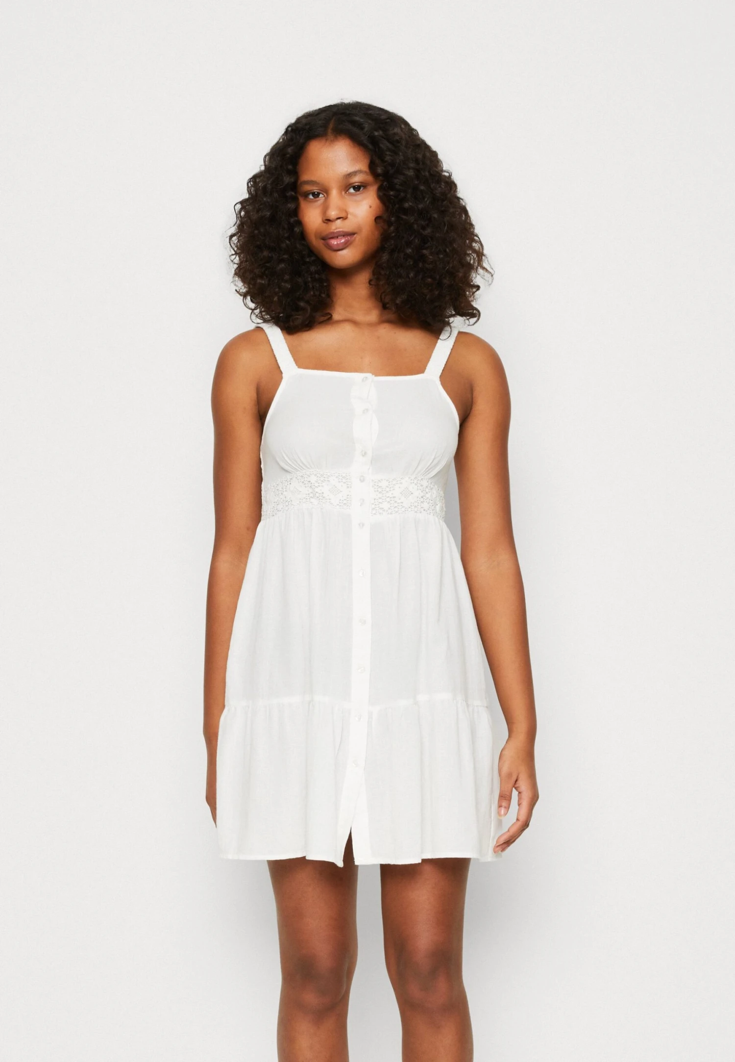 Vero Moda Vmmilan Short Dress - Shirt Dress - Snow White 3 Vero Moda Vmmilan Short Dress - Shirt Dress - Snow White