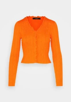 Vero Moda Vmwillow Frill Cardigan- Cardigan - Scarlet Ibis -Vero Moda 8f6262242c6747b9a8a5b65ba0c1d99c