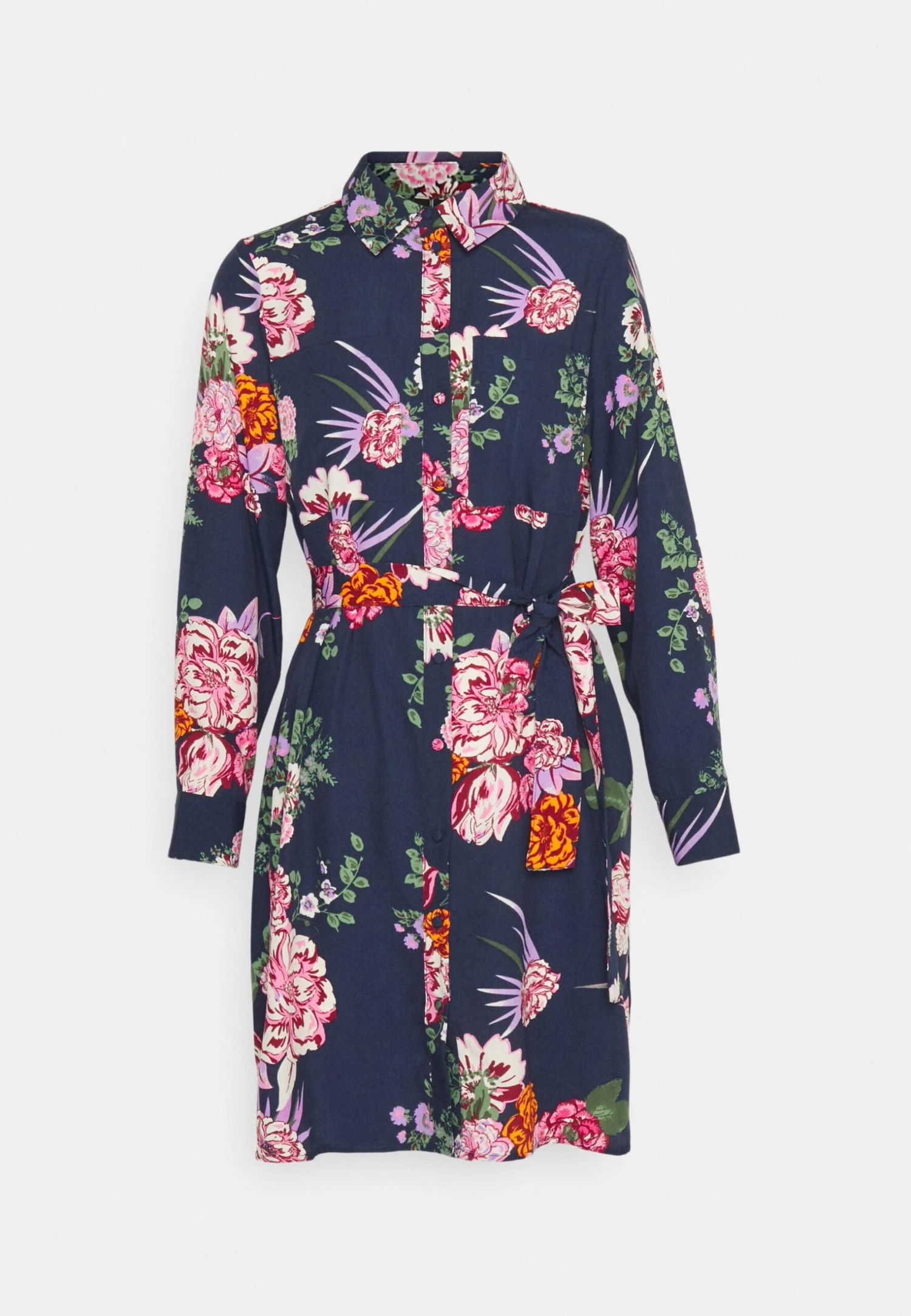 Vero Moda Petite Vmviola Short Shirt Dress - Shirt Dress - Navy Blazer 6 Vero Moda Petite Vmviola Short Shirt Dress - Shirt Dress - Navy Blazer - Image 4
