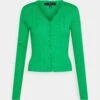 Vero Moda Tall Vmwillow Frill Cardigan - Cardigan - Bright Green -Vero Moda 90cfa2b39d4540ea8aa4b899edae4302