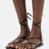 Vero Moda Vmstrap- T-Bar Sandals - Black -Vero Moda 91ea76e8f39b49edaa33499508afec73