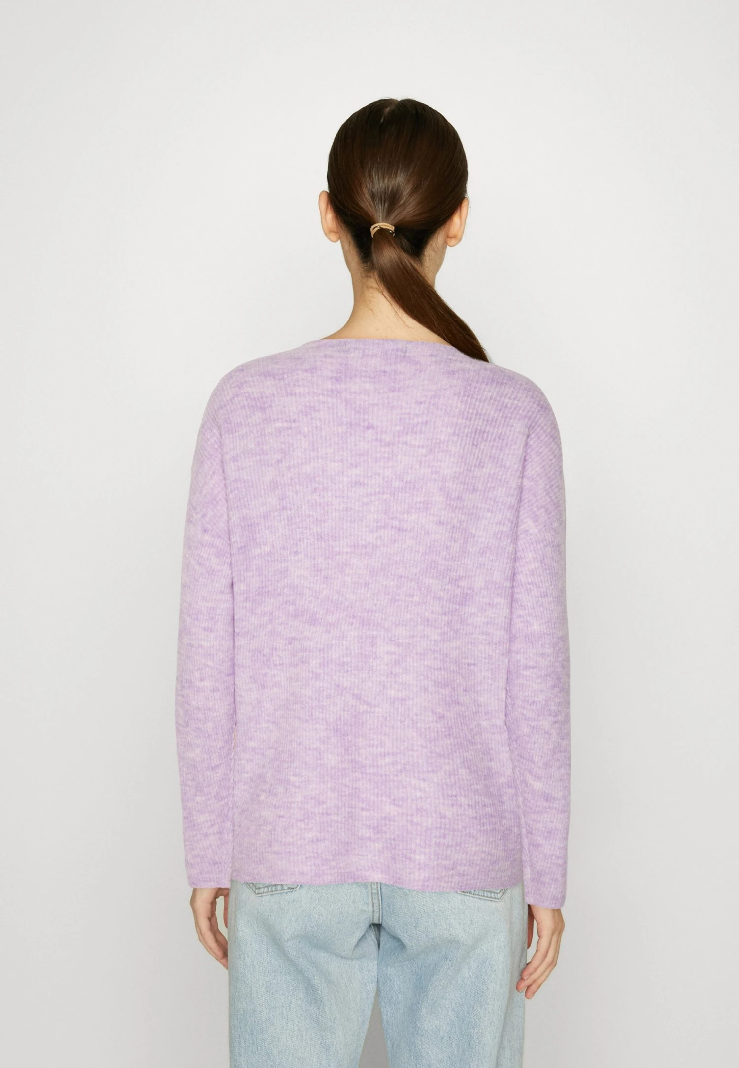 Vero Moda Vmcrewlefile Ls V-Neck Noos - Jumper - Orchid Bloom 5 Vero Moda Vmcrewlefile Ls V-Neck Noos - Jumper - Orchid Bloom - Image 3