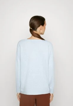 Vero Moda Vmdoffy Ls V-Neck Stripe Ga Boo - Jumper - Skyway Melange 10 Vero Moda Vmdoffy Ls V-Neck Stripe Ga Boo - Jumper - Skyway Melange -Vero Moda 92776bb50f09490188b0312d7faf1ded