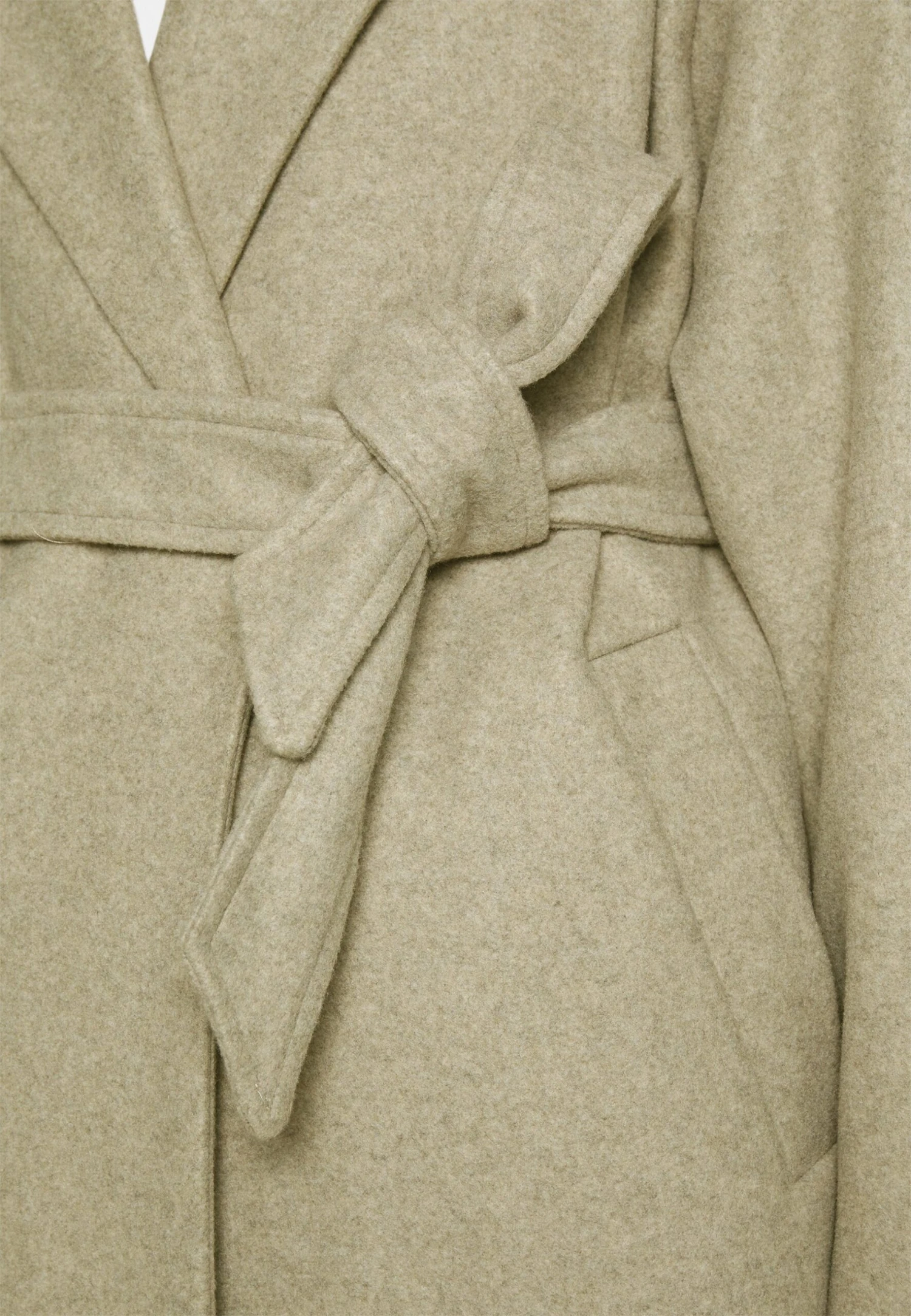 Vero Moda Petite Vmfortune Long Jacket - Classic Coat - Silver Mink 8 Vero Moda Petite Vmfortune Long Jacket - Classic Coat - Silver Mink - Image 6