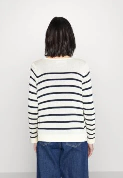 Vero Moda Vmnova O Neck- Jumper - Birch/Navy Blazer -Vero Moda 9868202a12bf40e6929215f1e8387167