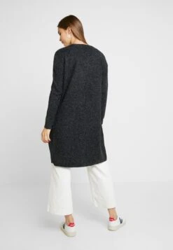 Vero Moda Vmdoffy Ls Long Open Ga Noos - Cardigan - Black/Melange -Vero Moda 9a1e2e22c6354af7ba51b45655a25a55
